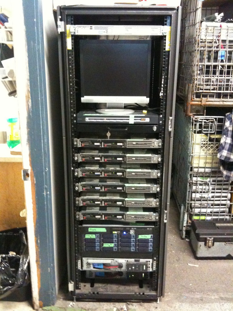 well wired server rack